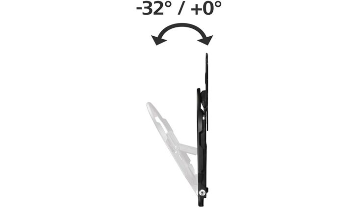 Hama 118109 TV-Wandhalterung TILT, No Gap, 65