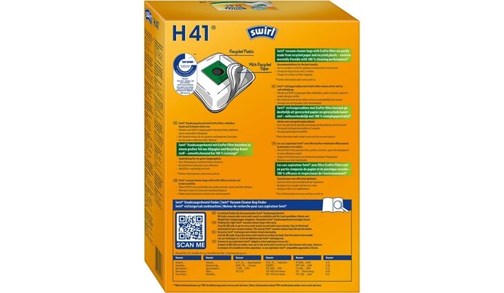 Swirl H 41 AirSpace Staubsaugerbeutel