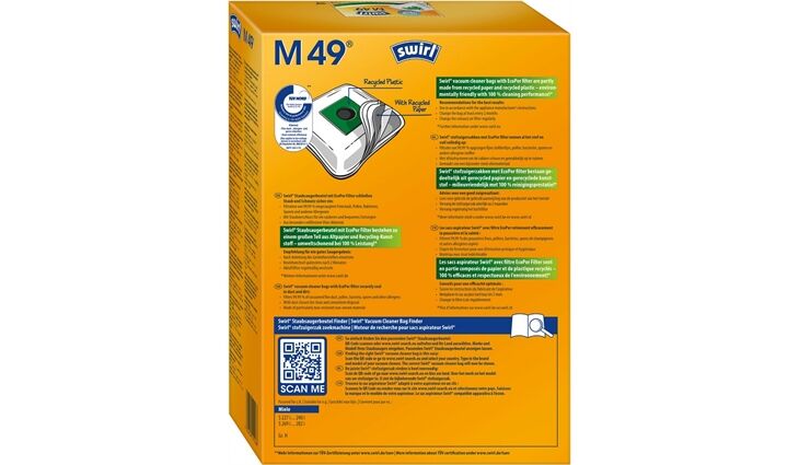 Swirl M 49 MP Plus AirSpace Staubsaugerbeutel