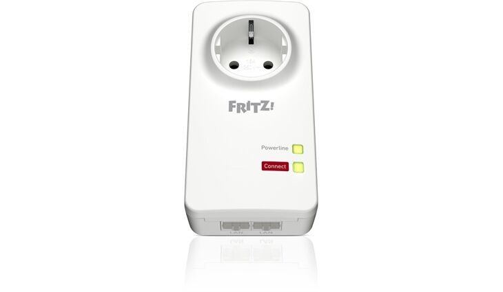 AVM FRITZ!Powerline 1220E (Single)Weiss