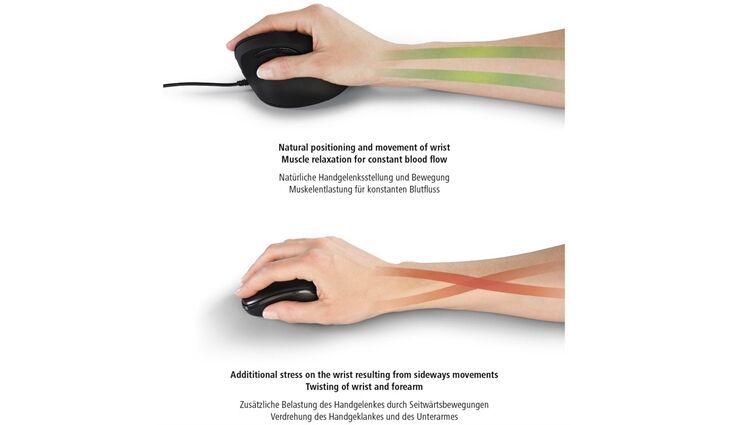 Hama Vertikale Ergonomische Maus