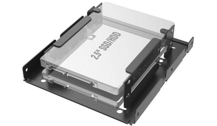 Hama Einbaurahmen 2x 2,5 auf 3,5