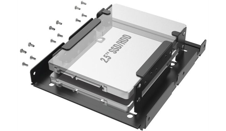 Hama Einbaurahmen 2x 2,5 auf 3,5