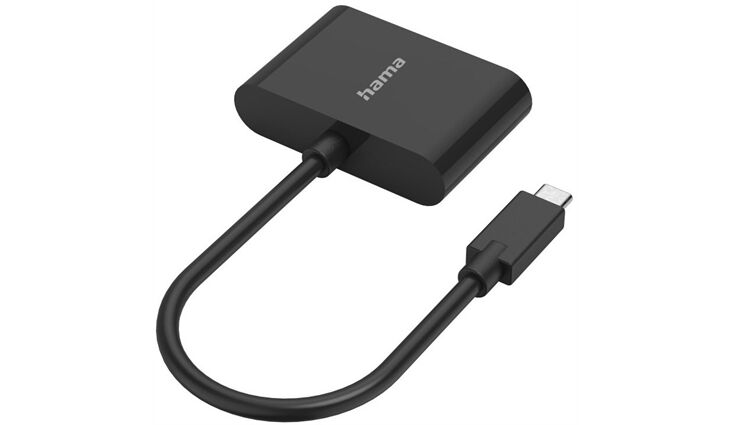 Hama 2in1-USB-C-Adapter auf VGA + HDMI