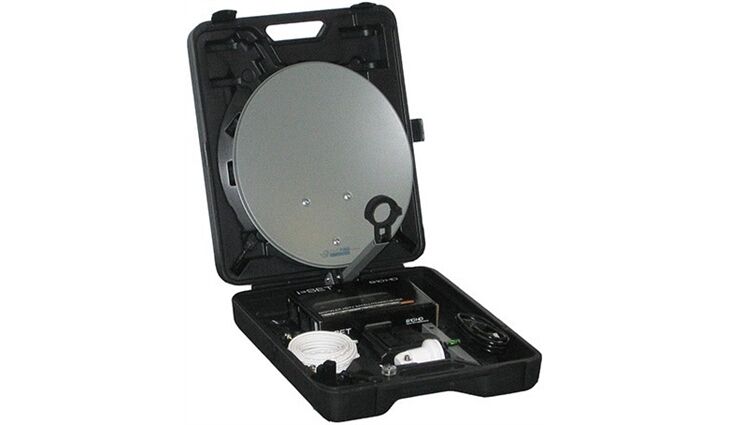 SKYVISION Camping Koffer mit HDTV Receiver