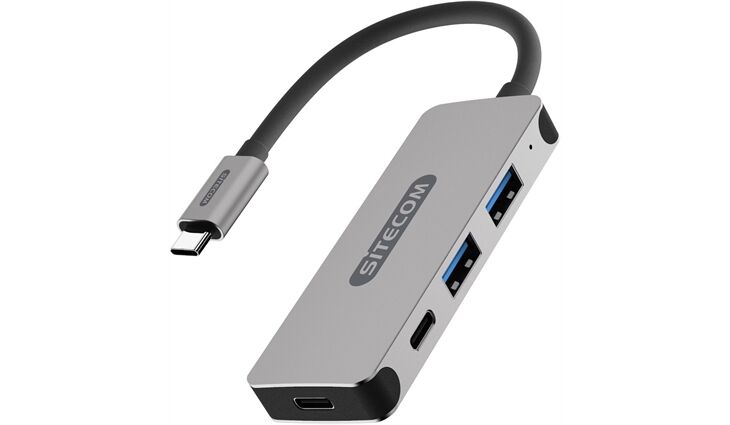 USB-C Hub 4 Port 2x USB-A + 2x USB-C