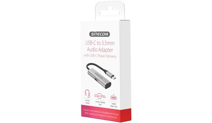  USB-C to 3.5mm Audio Adapter - with USB-C Power De