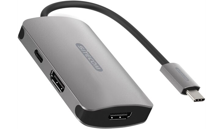  USB-C to Dual HDMI Adapter - with USB-C Power Del