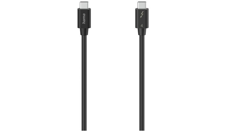 Hama Thunderbolt-4-Kabel, 40 Gbit/s,0,8m