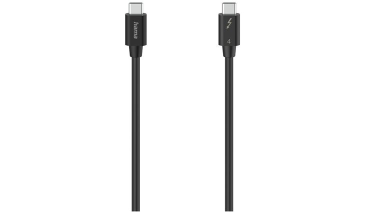 Hama Thunderbolt-4-Kabel, 40 Gbit/s,0,8m
