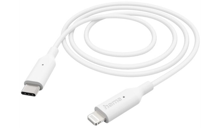 Hama USB-Kabel,USB-C-Lightning,1 m