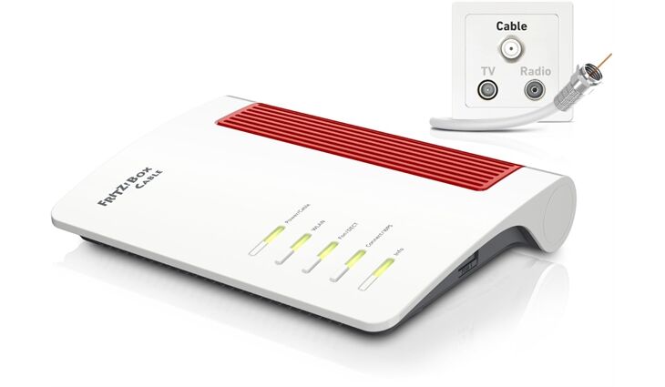 AVM FRITZ!Box 6660 CableWeiss-Rot