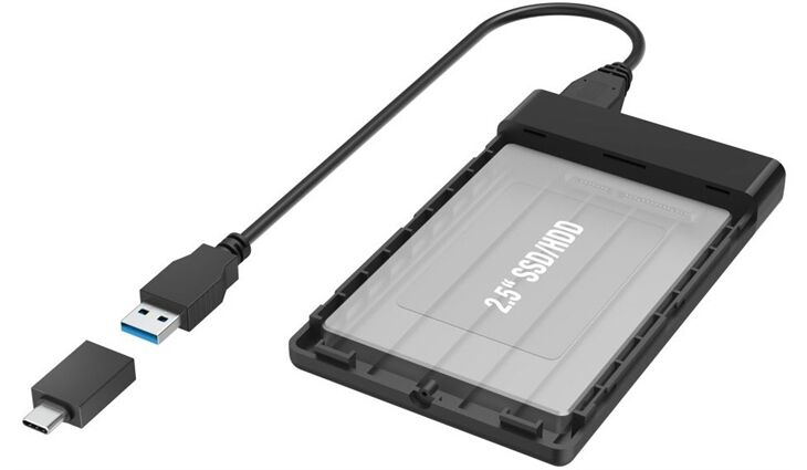 Hama USB-Festplattengehäuse für 2,5 SSD