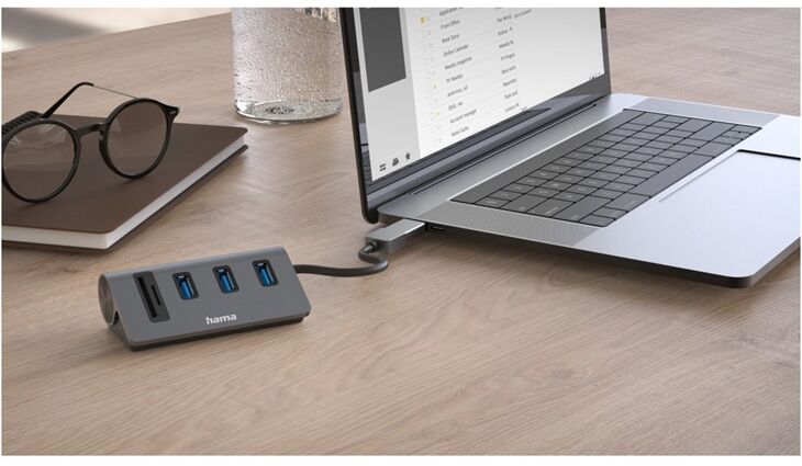 Hama USB-Hub/Kartenleser 5 Ports