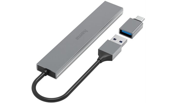 Hama USB-Hub 4 Ports USB 3.2 Gen1