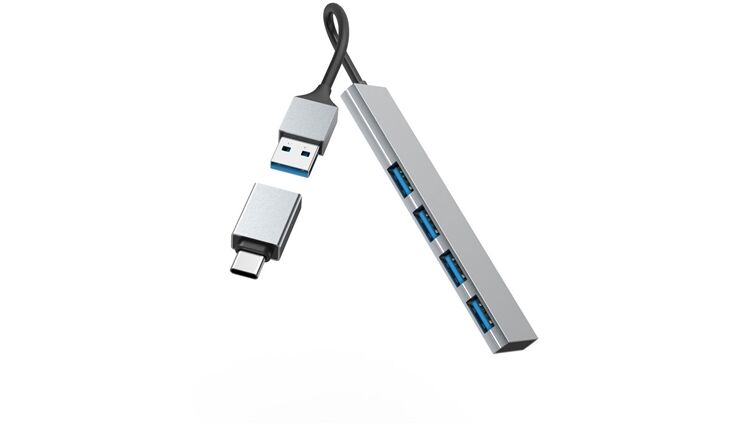 Hama USB-Hub 4 Ports USB 3.2 Gen1