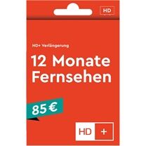 HD+ HD+ Verlängerung (12 Monate), 85€
