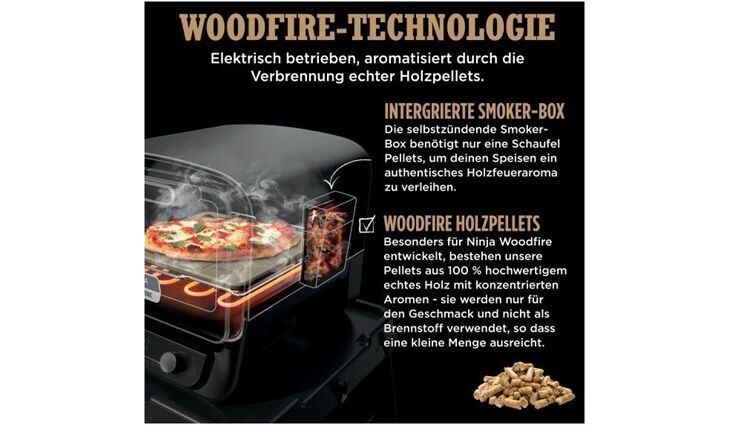NINJA OO101DE Woodfire Outdoor Ofen