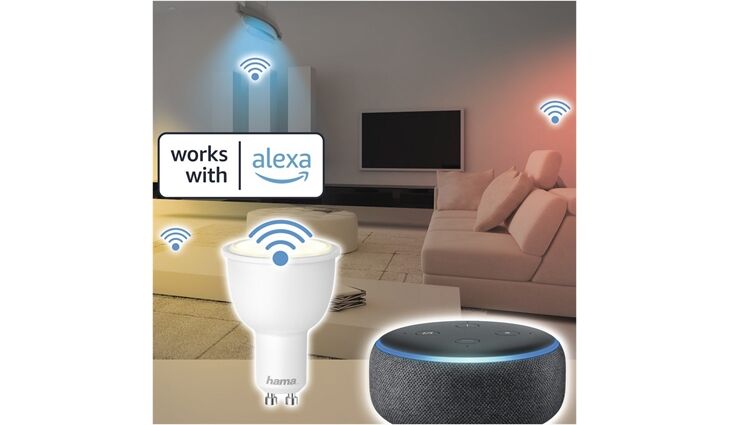Hama WiFi-LED Lampe GU10, 5,5 W