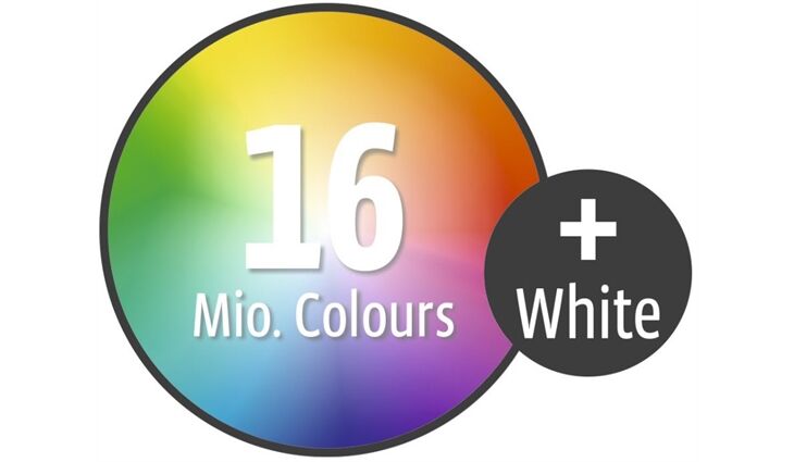 Hama WiFi-LED-Lampe E27, 10W, RGBW