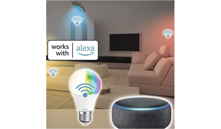 Hama WiFi-LED-Lampe E27, 10W, RGBW