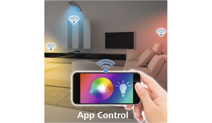 Hama WiFi-LED-Lampe E27, 10W, RGBW