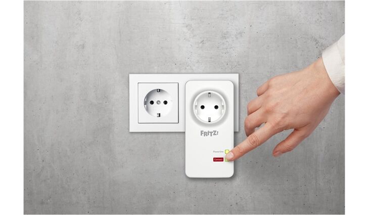 AVM FRITZ!Powerline 1220E (Single)Weiss