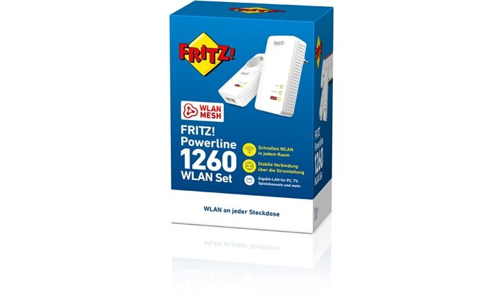 AVM FRITZ!Powerline 1260E WLAN Set