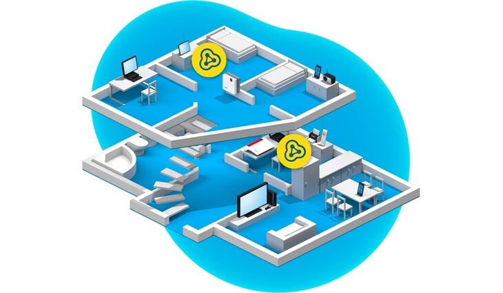 AVM FRITZ! Mesh Set 7530 AX + 1200 AX