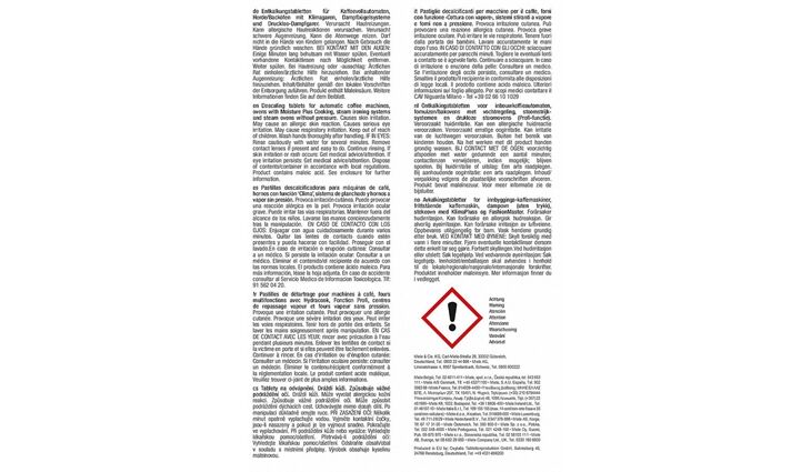 Miele Entkalkungstablette Kaffee