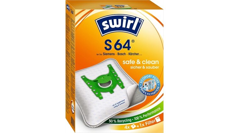 Swirl S 64/S66 MicroPor Staubsaugerbeutel
