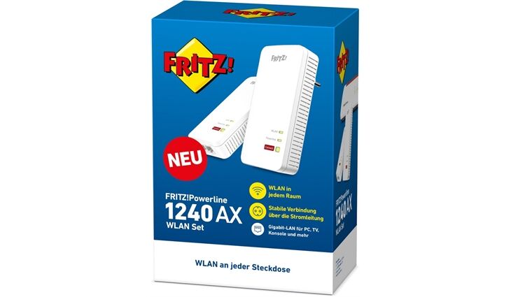 AVM FRITZ!Powerline 1240 AX WLAN Set