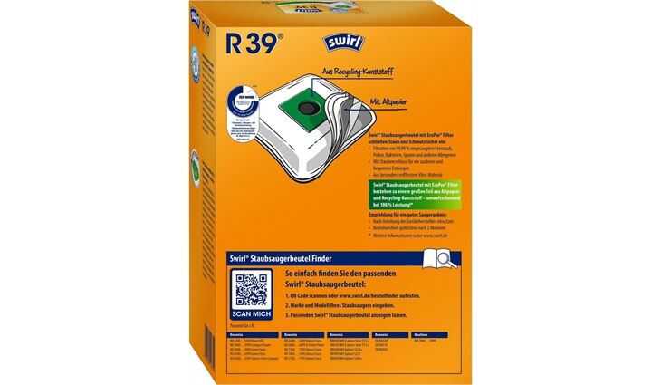 Swirl R 39 MP Plus AirSpace Staubsaugerbeutel