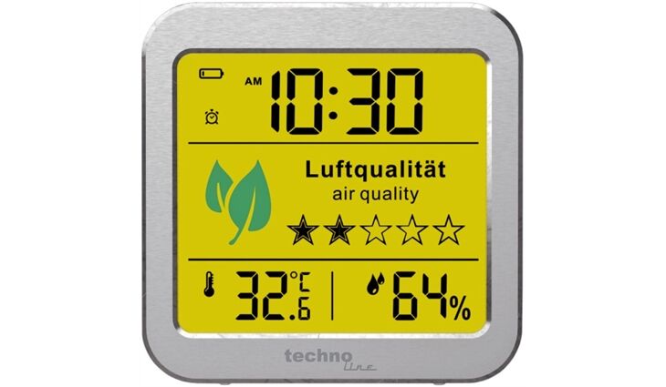 Technoline WL 1020 Luftgüte MonitorAluminium-Silber
