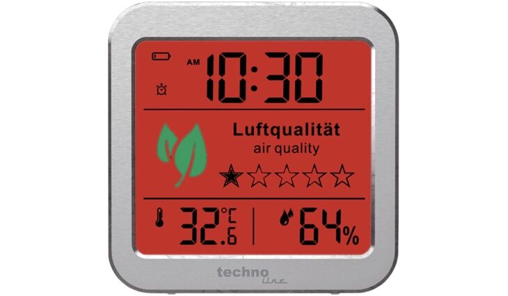 Technoline WL 1020 Luftgüte MonitorAluminium-Silber