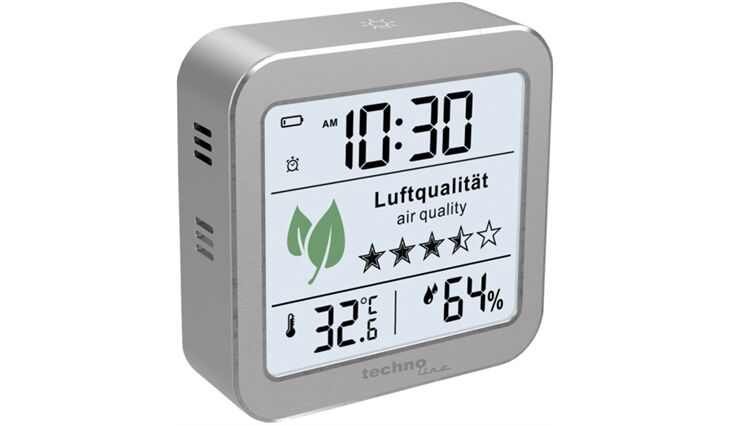 Technoline WL 1020 Luftgüte MonitorAluminium-Silber