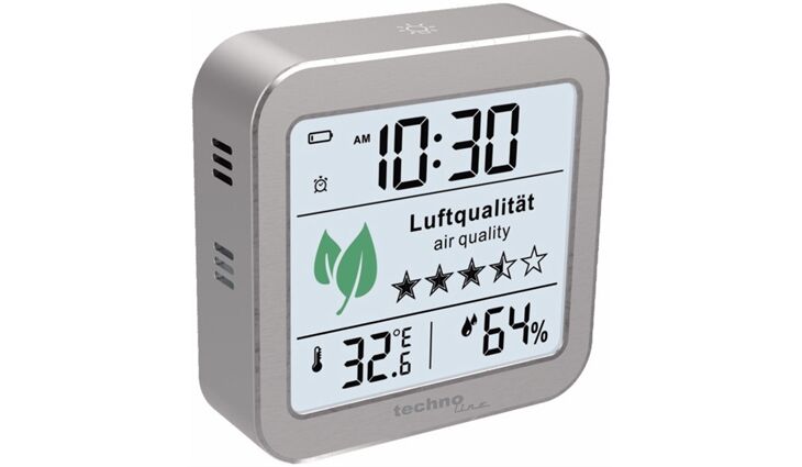 Technoline WL 1020 Luftgüte MonitorAluminium-Silber